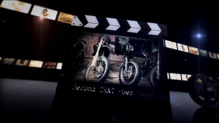 35mm Movie Clapper Cinematic Intro – Classic Film Style AE Template
