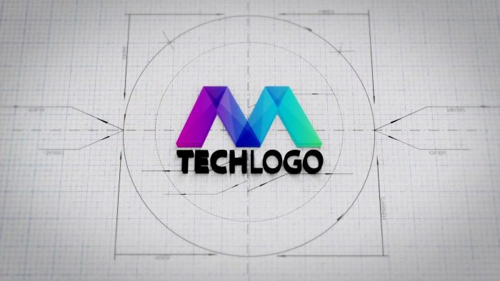 Blueprint Architect Logo Reveal – Technical AE Logo Animation for Design Firms