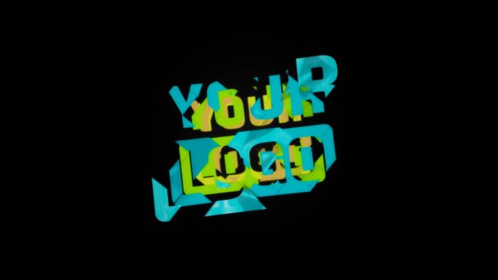 Brand Unfolding Reveal template elegant logo unfold preview