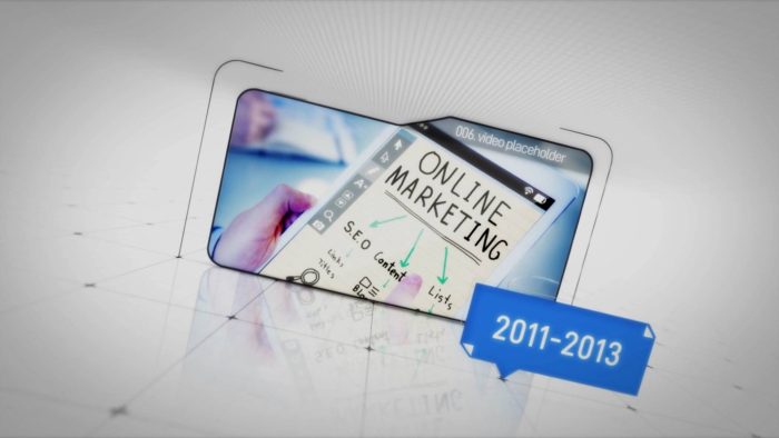 Business Corporate Timeline Slideshow template professional milestone animation preview