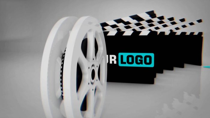 Captivating Film Reveal template cinematic logo animation preview