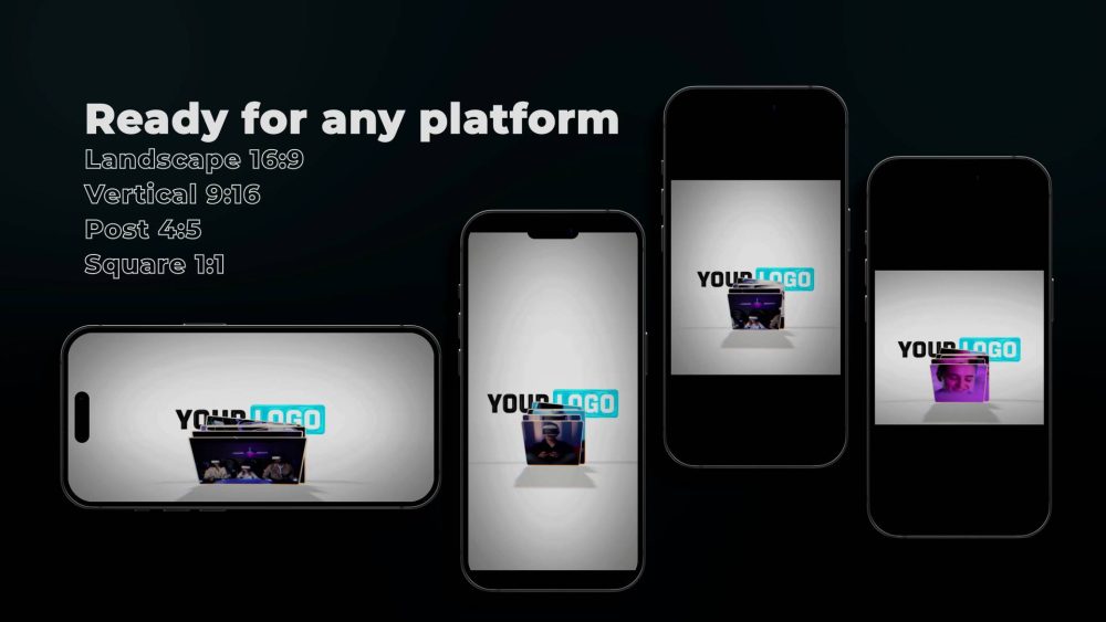 Capture The Moment template cinematic photo animation preview