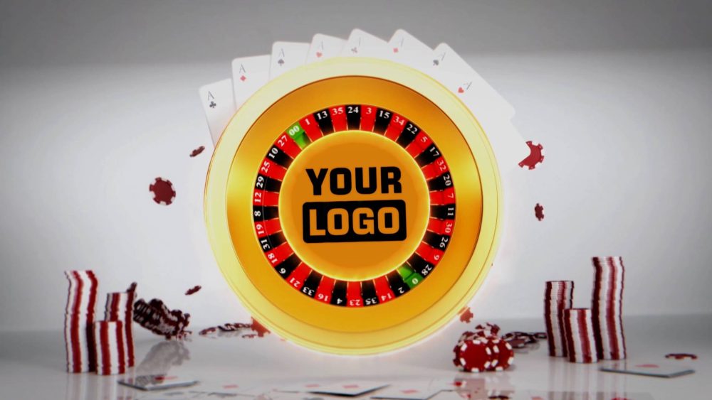 Casino Logo Reveal template gambling logo animation preview