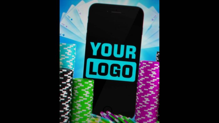 Casino Online Premiere template glamorous casino logo animation preview