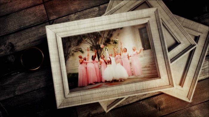 Cherished Memories template photo montage animation preview