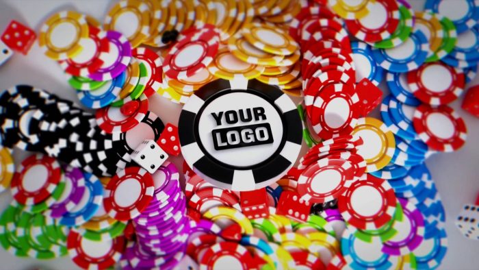 Chip Shuffle Reveal template chip shuffle logo animation preview
