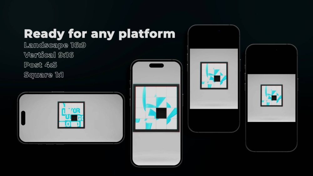 Clean Puzzle Unveil template puzzle piece logo animation preview
