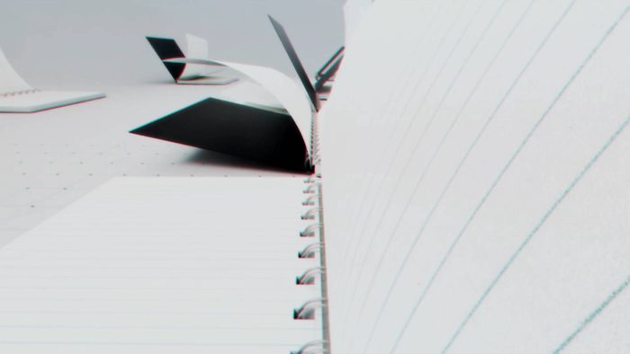 Corporate Notebook Reveal template notebook flip animation preview