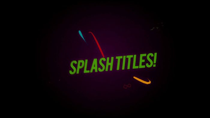 Creative Splash Minimal Logo - After Effects
