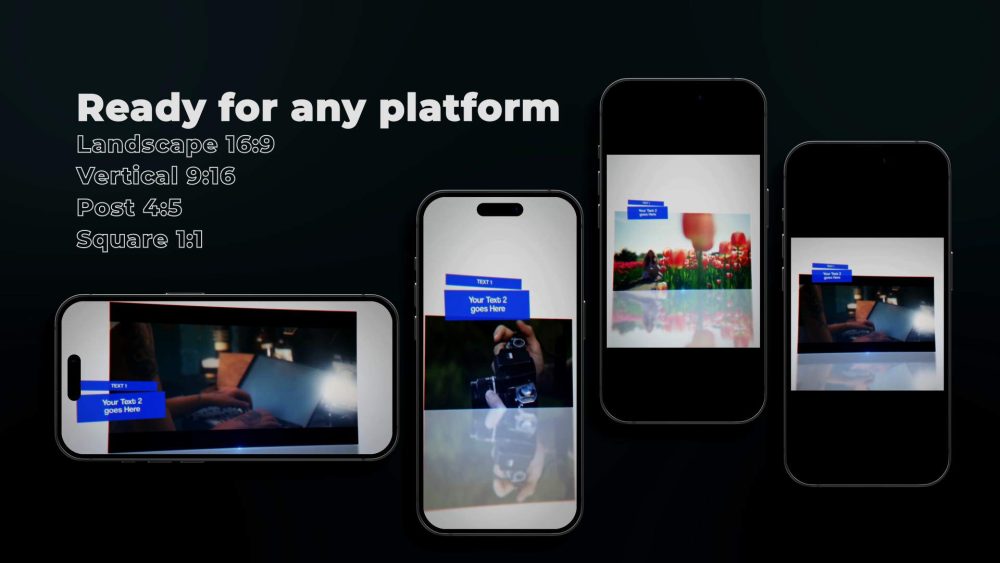 Cuboid Presentation geometric video template