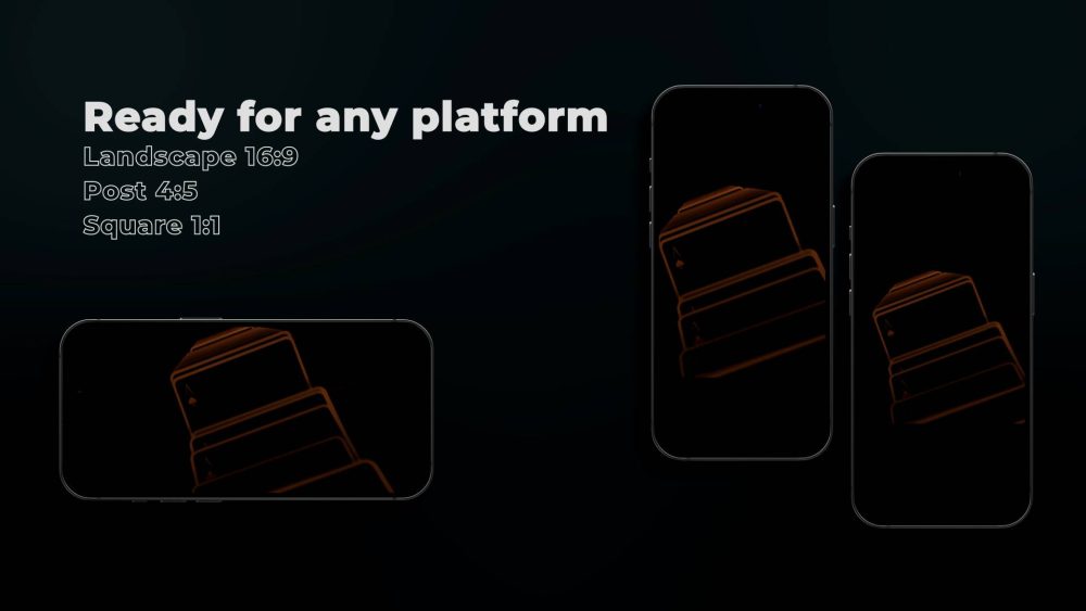 Dice Card Reveal template card and dice logo animation preview