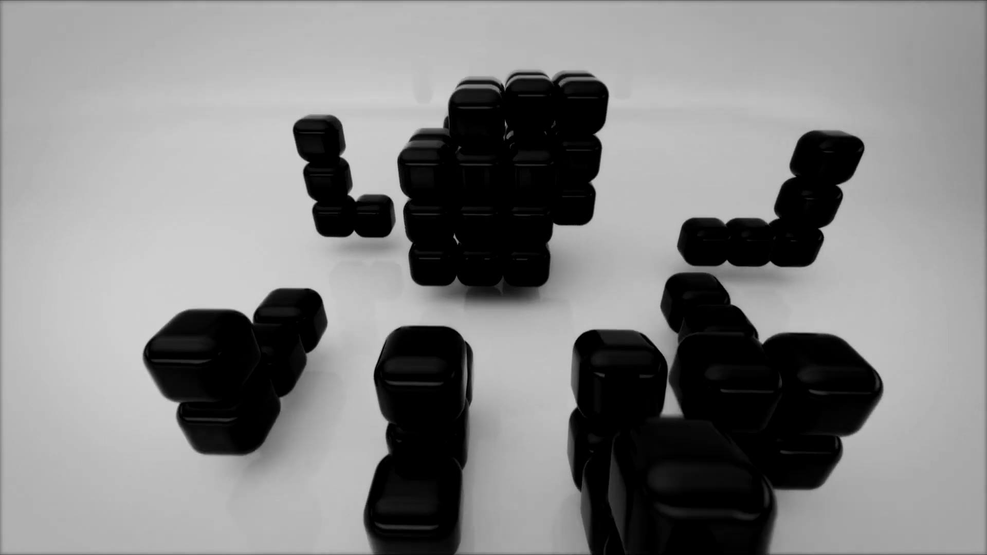 Digital Cubes Intro – Futuristic Cube Assembly MOGRT Template