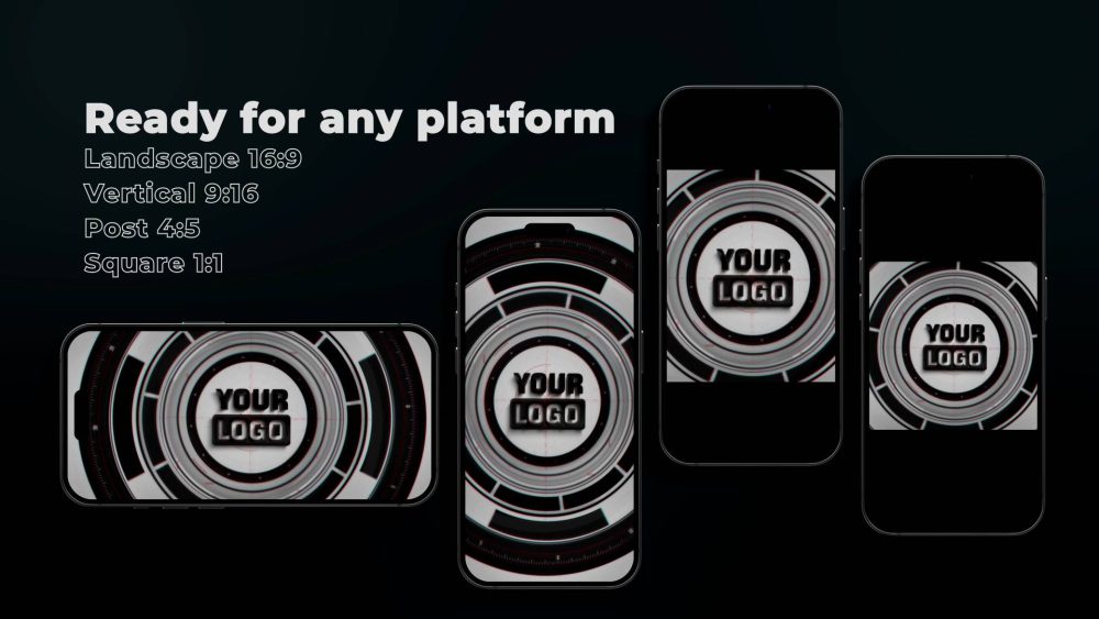 Digital Planet Unveil template globe network logo animation preview