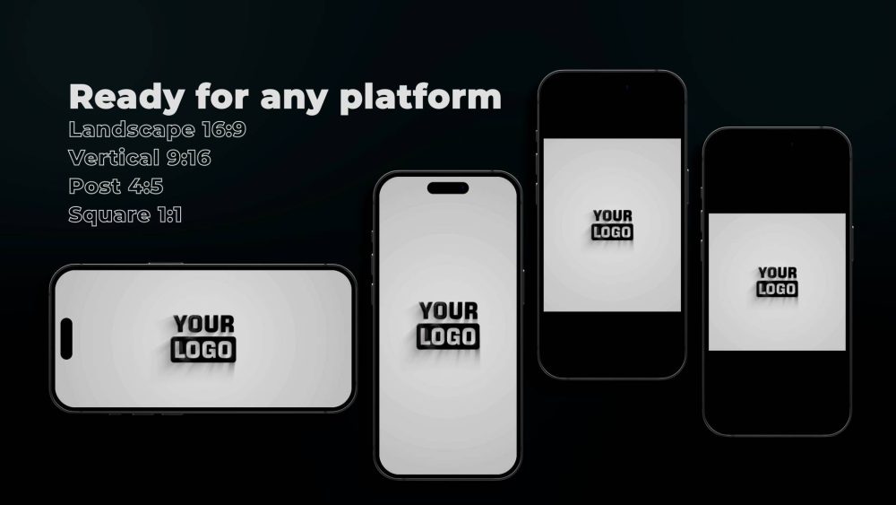 Dynamic Business Intro template animated corporate logo reveal preview