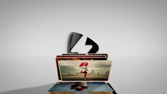 Dynamic Display template kinetic panel logo animation preview