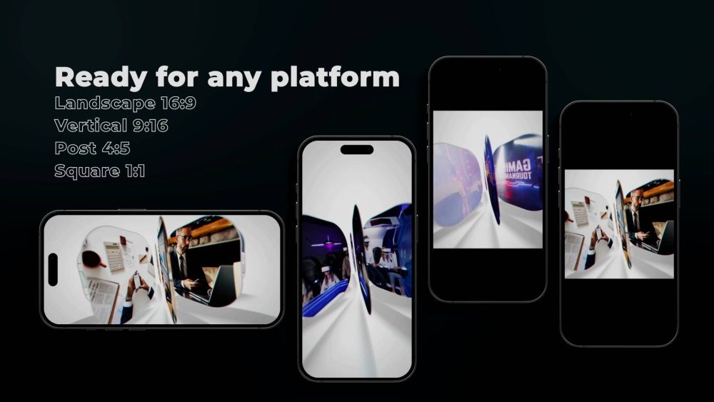 Dynamic Media Journey template multimedia montage preview