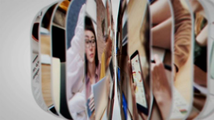 Dynamic Media Journey template multimedia montage preview