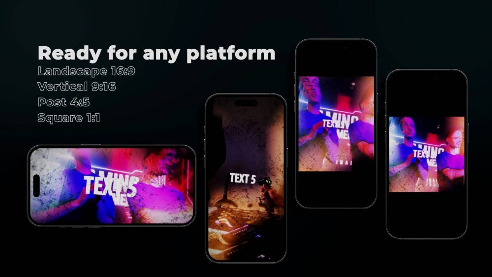 Dynamic Stomp Entrance template powerful logo drop animation preview