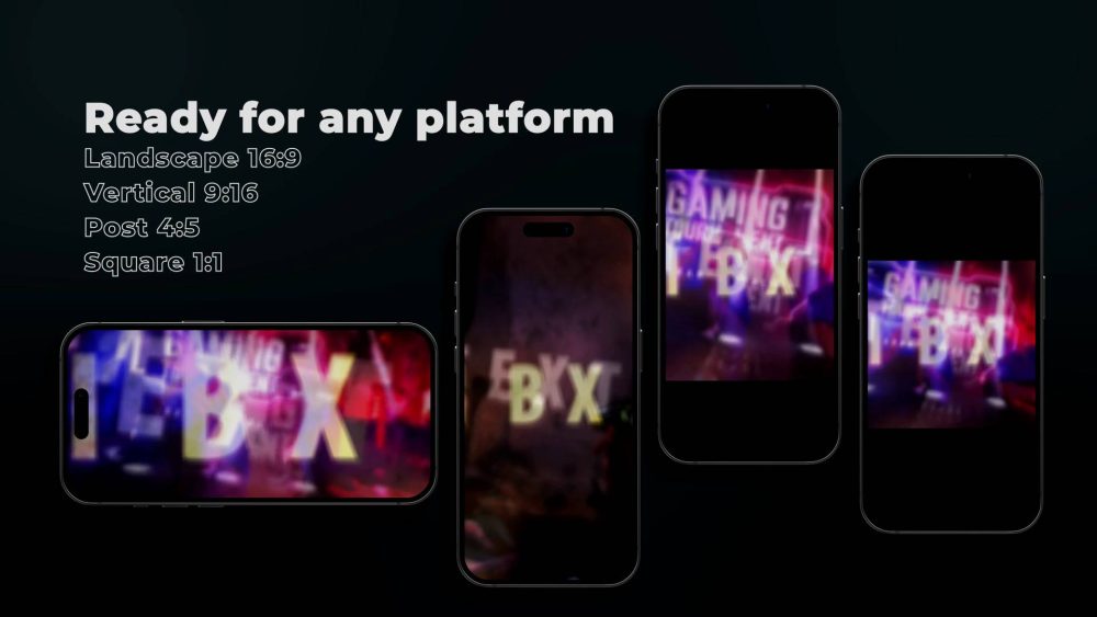 Dynamic Stomp Entrance template stomp logo animation preview