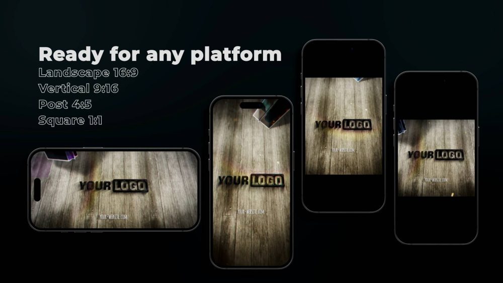 Dynamic Unfold Story template page flip logo animation preview