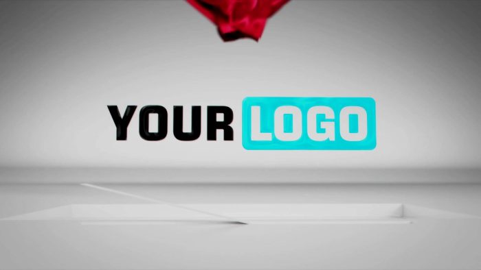 Elegant Curtain Unveil template curtain logo animation preview