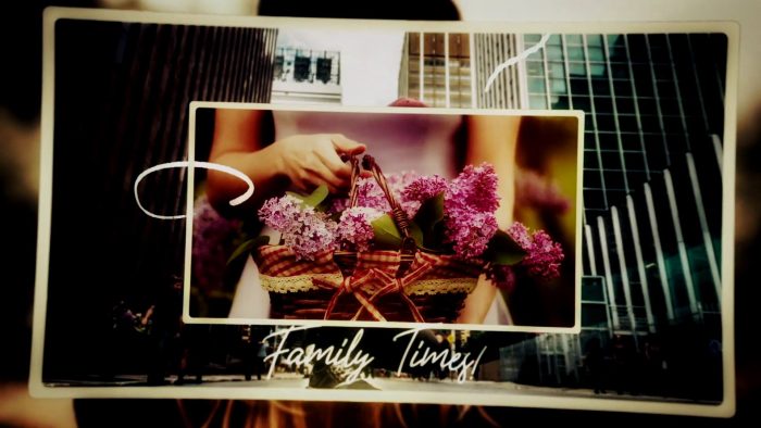 Elegant Slideshow template – stylish photo and video presentation