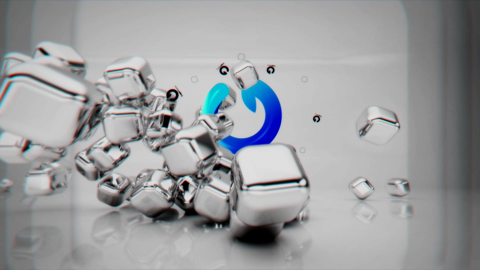Falling Cubes Intro