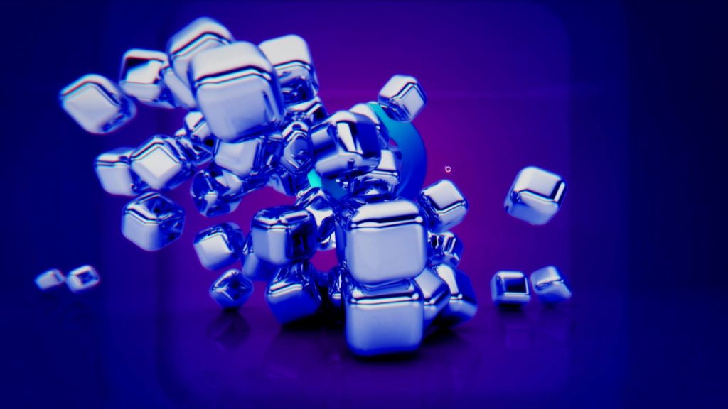 Falling Cubes Intro