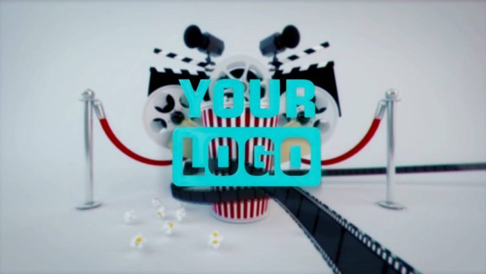 Film Fest Reveal template cinematic logo animation preview