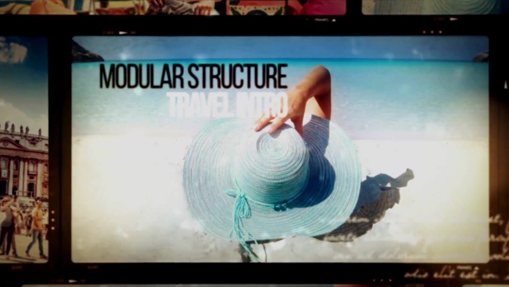 Film Photo Gallery Slideshow – Elegant After Effects template for cinematic photo presentations.