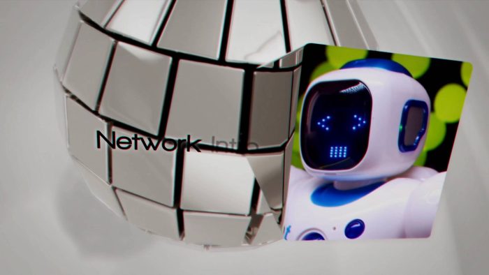 Futuristic Sphere Showcase template orb logo animation preview
