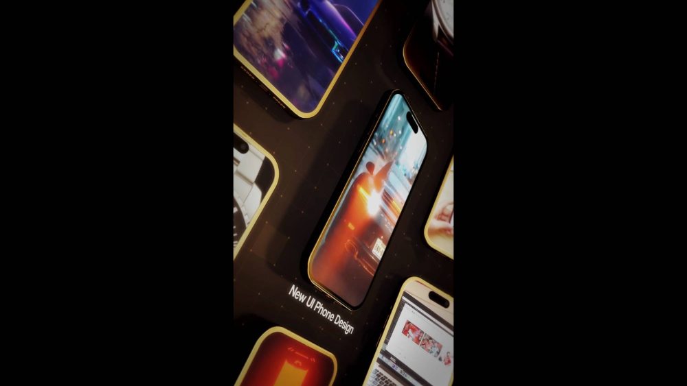 Golden Phone Mockup 9 - Image 4