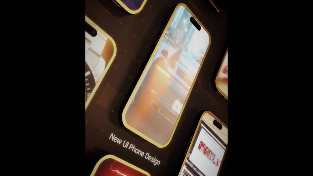Golden Phone Mockup 9 - Image 6
