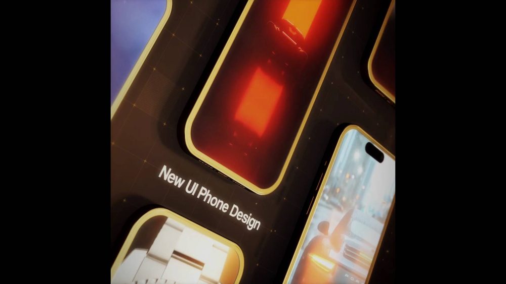 Golden Phone Mockup 9 - Image 8