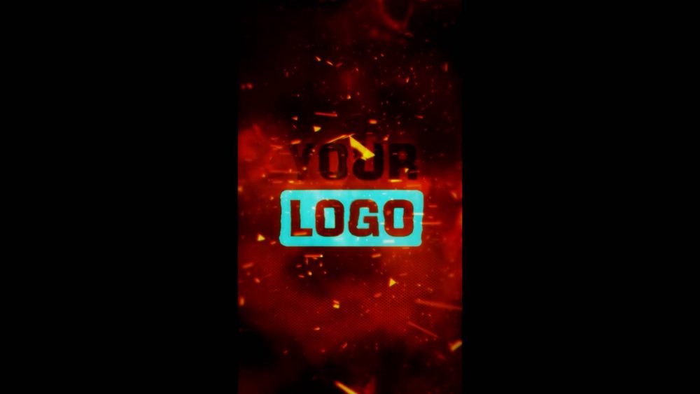 Luminous Explosion Intro template bright logo burst animation preview