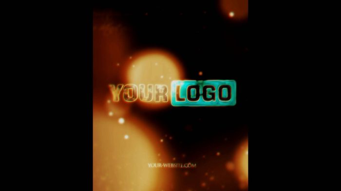 Luxury Brand Reveal Template elegant logo animation preview