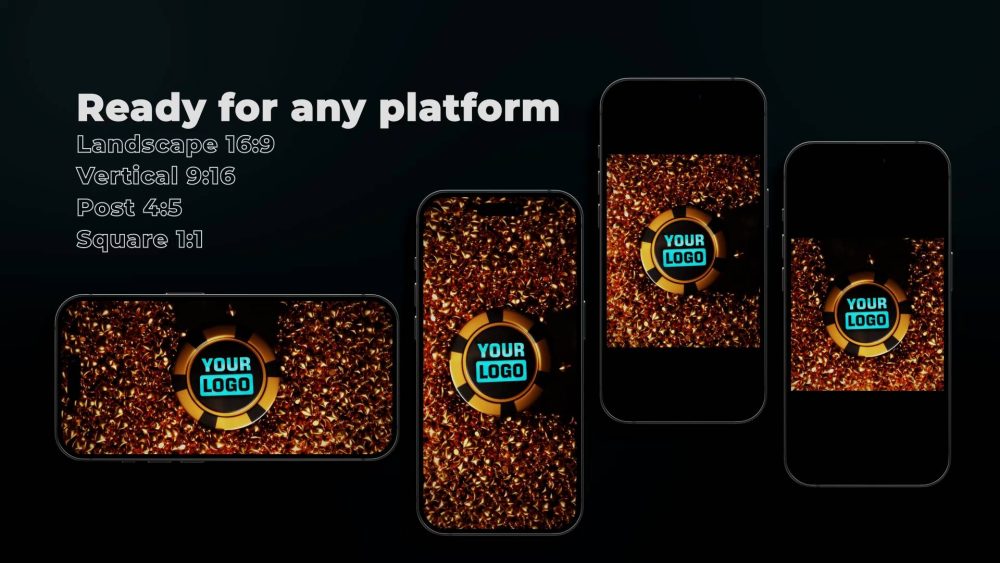 Luxury Casino Intro Template premium casino animation preview
