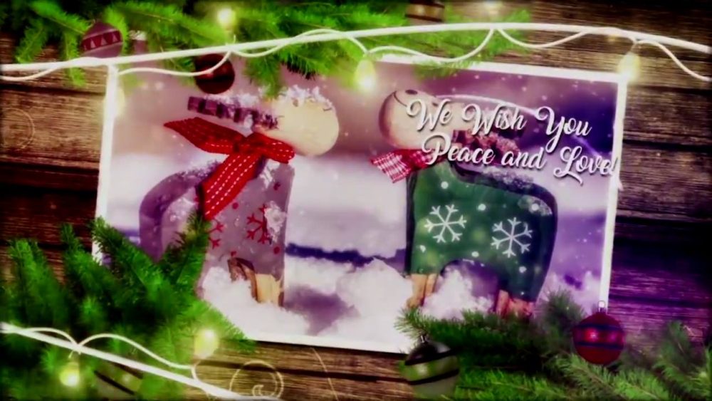 Magic Christmas – Festive Premiere Pro Slideshow Template with Snow and Glow