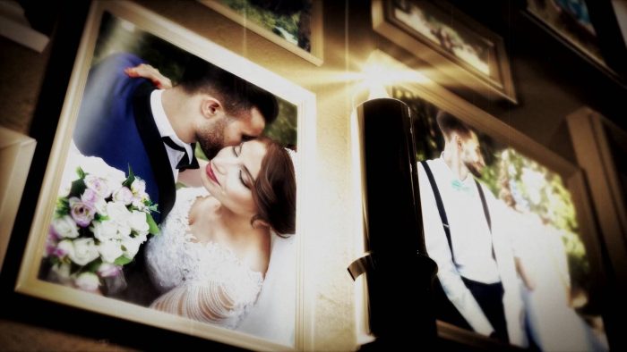 Memories On The Wall template photo montage animation preview