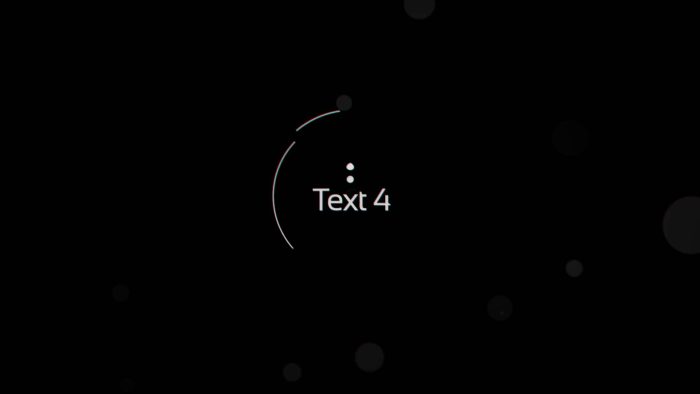 Minimalist Identity Intro template clean logo animation preview