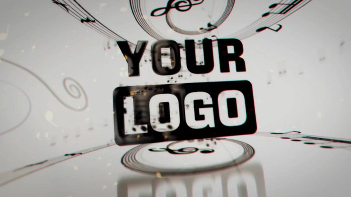 Music Brand Reveal template rhythmic logo animation preview