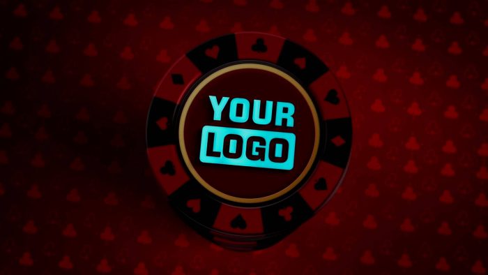 Online Poker Unveil template poker logo animation preview