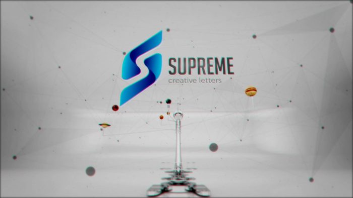 Orrery Solar System Logo Reveal – Futuristic After Effects template for cosmic logo animations with revolving planets.