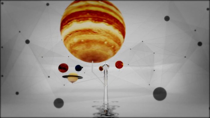 Orrery Solar System Logo Reveal – Celestial Premiere Pro Animation with Orbital Motion