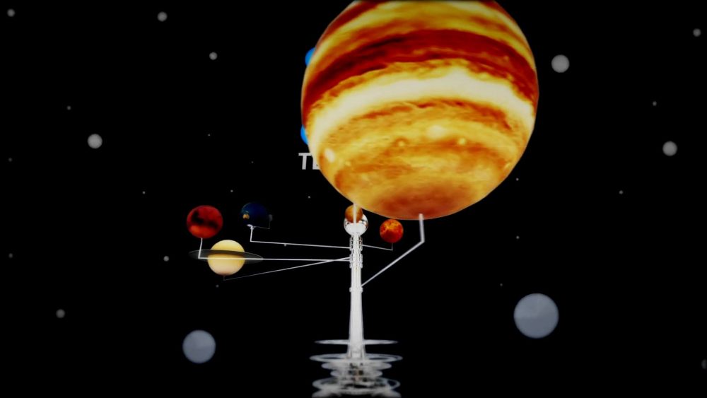 Orrery Solar System Logo Reveal – Celestial Premiere Pro Animation with Orbital Motion