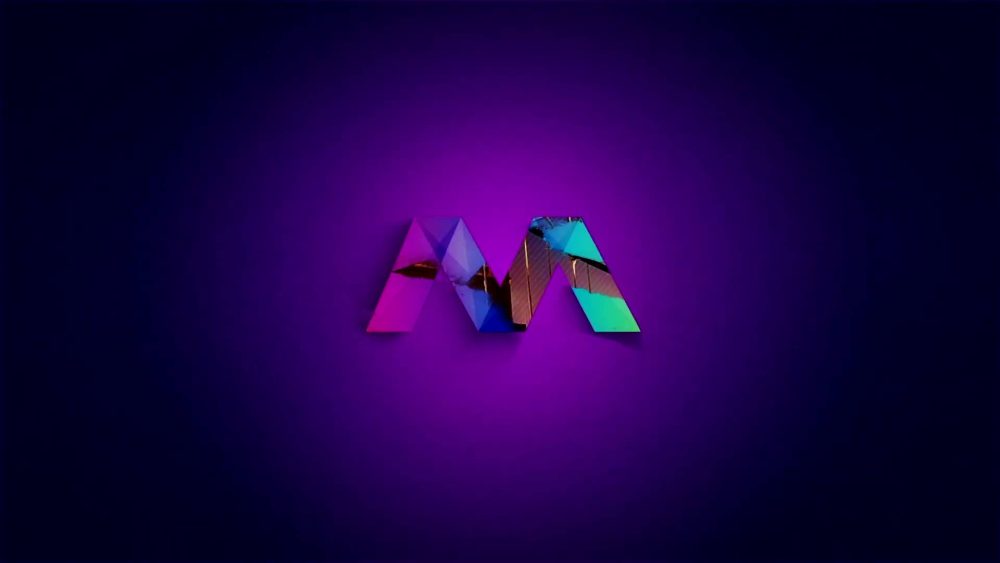 Artistic After Effects template with creative paint brush transitions for logo animations.