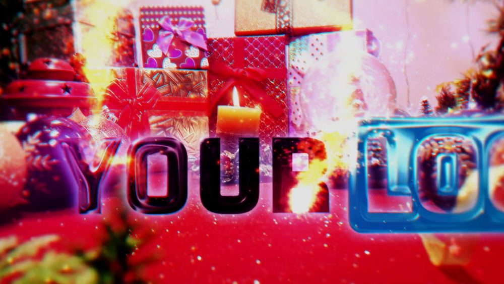 online logo animation with particles and light