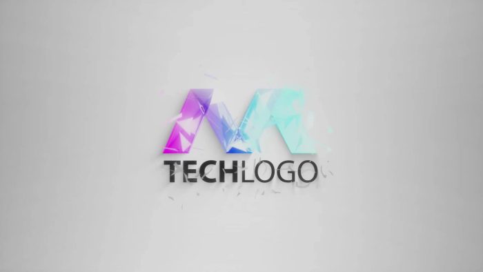 Pixel Logo Reveal – clean pixel-style After Effects logo animation with 3 placeholders