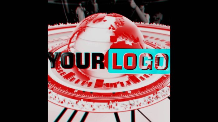 Planet 24 News Intro template broadcast animation preview