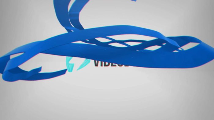 Ribbon Revelry Intro template ribbon logo animation preview